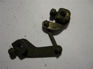 (image for) linkage throttle carburetor 1950s Johnson JW outboard