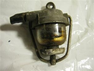 (image for)  1976 40 hp 40655 evinrude outboard glass bowl fuel filter