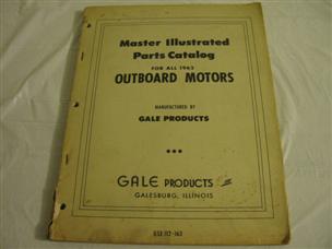 (image for) 1962 Gale parts catalog outboard