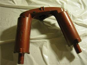 (image for)  intake muffler 1950s Johnson 5.5 hp model CD-12 or fisherman