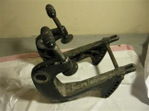 (image for) clamp antique 1960s Mercury 3.9 hp outboard motor 