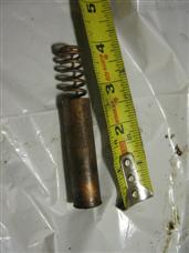 (image for) Antique 1920s cast iron Johnson outboard A1M spring brass copper tube