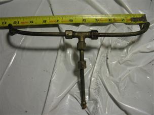 (image for) Antique 1920s cast iron Johnson outboard water tube