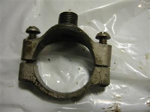 (image for) Antique 1920s cast iron Johnson outboard A1M tube collar connector