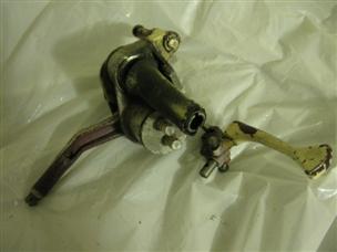 (image for) really weird shift linkage 1960s Mercury tiller handle mark 28 outboard 