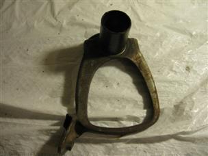 (image for) 200676 bracket 1940s antique Sportsman 4412 outboard silver